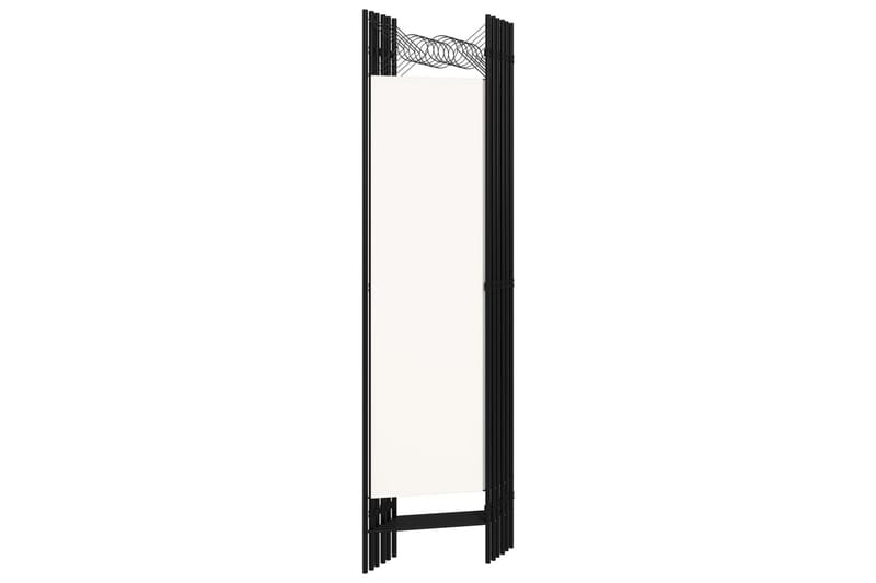 Rumsavdelare 6 paneler gräddvit 240x180 cm - Vit - Inredning - Rumsavdelare - Skärmvägg
