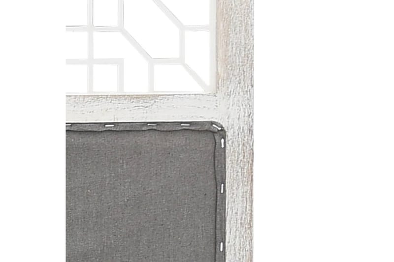 Rumsavdelare 6 paneler grå 210x165 cm tyg - Grå - Inredning - Rumsavdelare - Skärmvägg