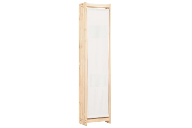 Rumsavdelare 6 paneler 240x170x4 cm gräddvit tyg - Vit - Inredning - Rumsavdelare - Skärmvägg