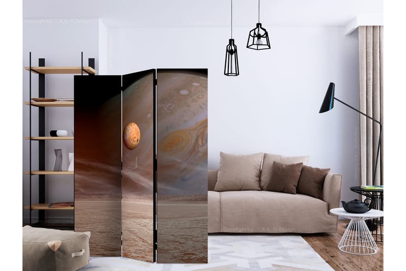 Rumsavdelare A Small and a Big Planet 135x172 cm - Artgeist sp. z o. o. - Inredning - Rumsavdelare - Vikskärm