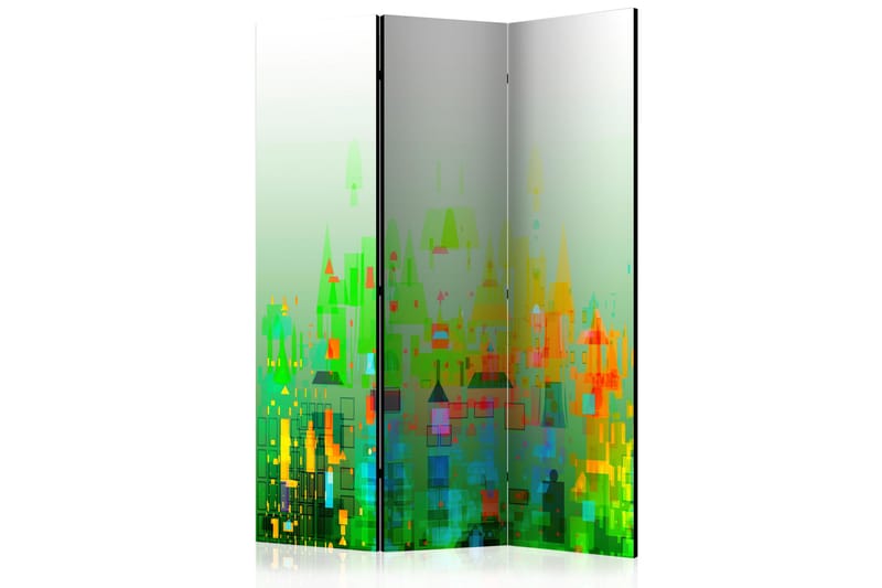 Rumsavdelare Abstract City 135x172 - Artgeist sp. z o. o. - Inredning - Rumsavdelare - Vikskärm