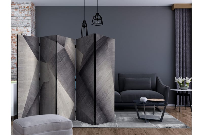 Rumsavdelare Abstract Concrete Blocks II 225x172 cm - Artgeist sp. z o. o. - Inredning - Rumsavdelare - Vikskärm