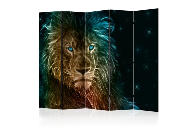 Rumsavdelare - Abstract lion... II 225x172, Artgeist sp. z o. o.