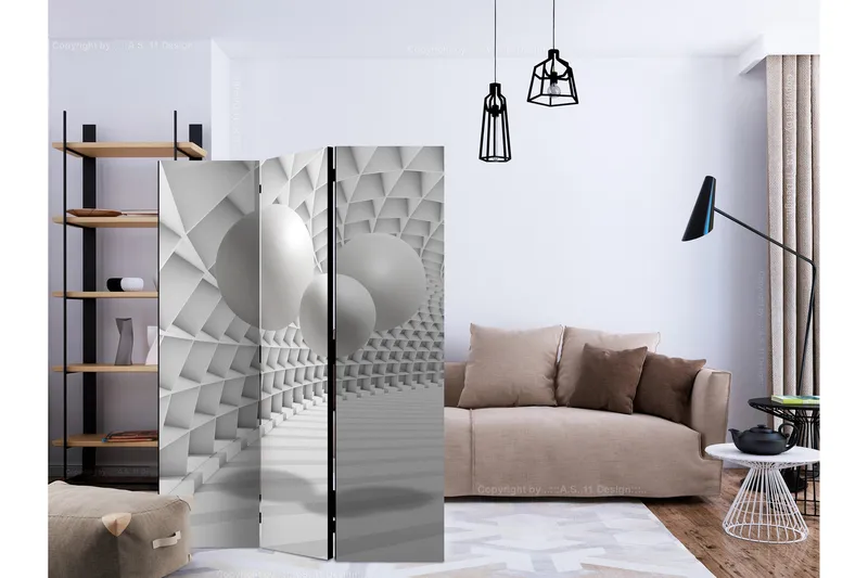 Rumsavdelare - Abstract Tunnel 135x172 - Artgeist sp. z o. o. - Inredning - Rumsavdelare - Vikskärm