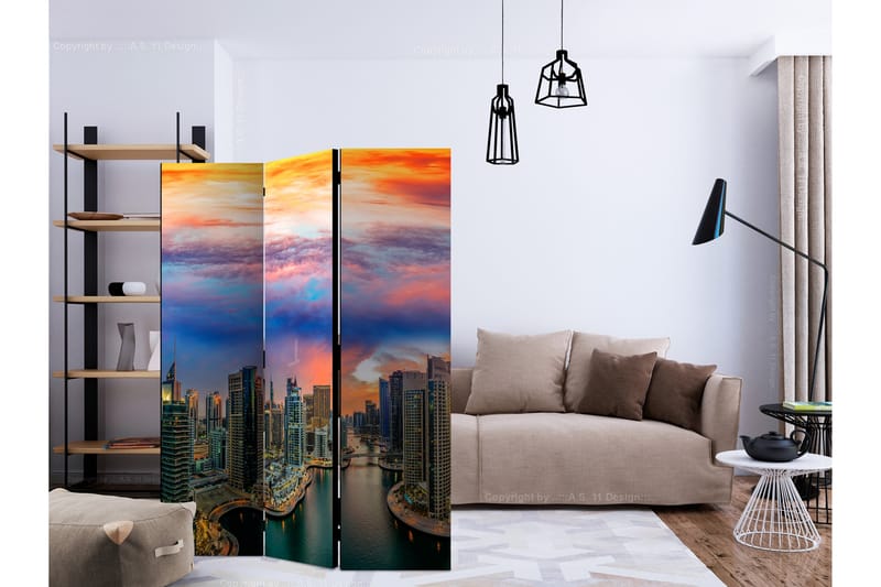 Rumsavdelare - Afternoon in Dubai 135x172 - Artgeist sp. z o. o. - Inredning - Rumsavdelare - Vikskärm