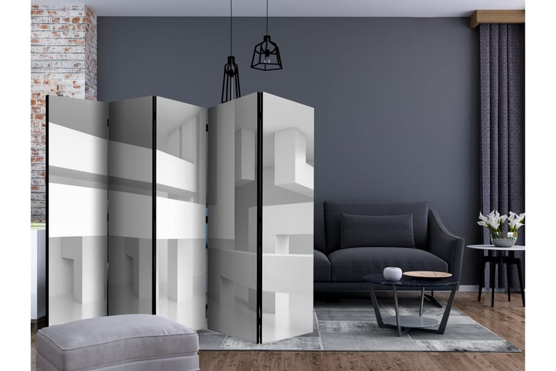 Rumsavdelare - Alabaster maze II 225x172 - Artgeist sp. z o. o. - Inredning - Rumsavdelare - Vikskärm