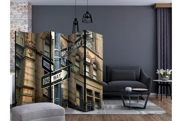 Rumsavdelare - All roads lead to Broadway II 225x172 - Artgeist sp. z o. o. - Inredning - Rumsavdelare - Vikskärm