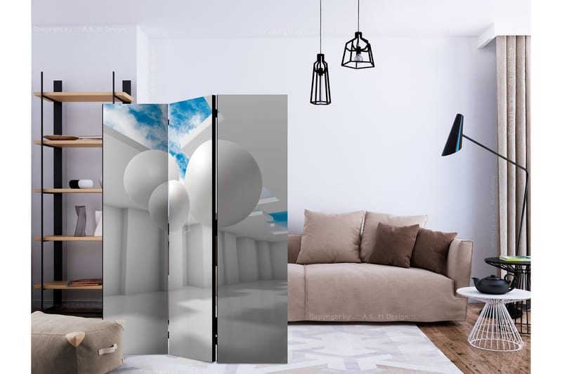 Rumsavdelare - Architecture of the Future 135x172 - Artgeist sp. z o. o. - Inredning - Rumsavdelare - Vikskärm