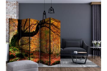Rumsavdelare - Autumn, forest and leaves II 225x172 - Artgeist sp. z o. o. - Inredning - Rumsavdelare - Vikskärm