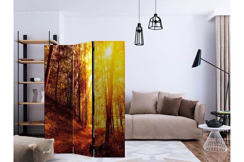 Rumsavdelare - Autumn Walk 135x172 - Artgeist sp. z o. o. - Inredning - Rumsavdelare - Vikskärm