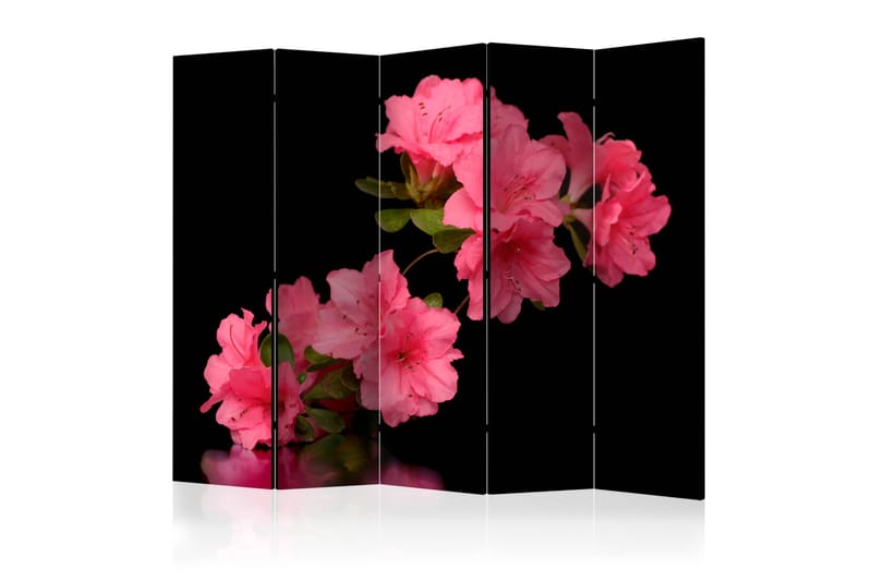Rumsavdelare Azalea in Black II 225x172 cm - Artgeist sp. z o. o. - Inredning - Rumsavdelare - Vikskärm