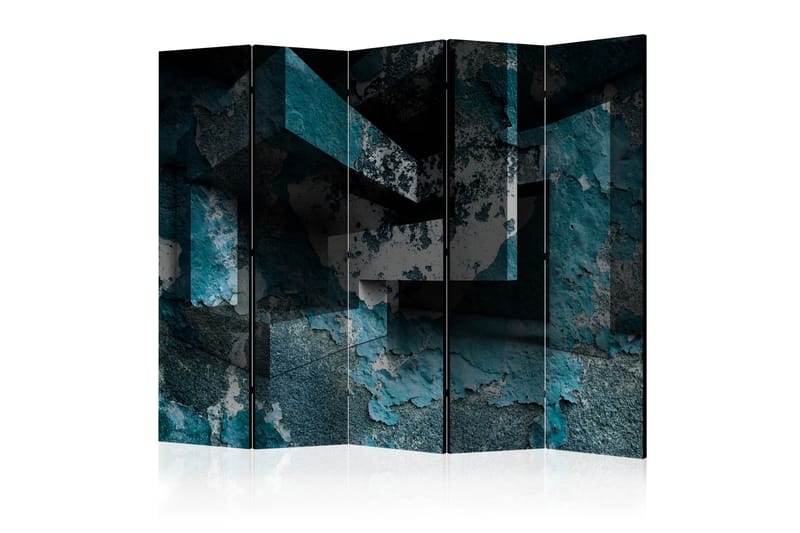 Rumsavdelare - Azure Geometry II 225x172 - Artgeist sp. z o. o. - Inredning - Rumsavdelare - Vikskärm