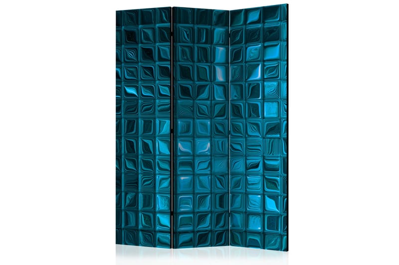 Rumsavdelare - Azure Mosaic 135x172 - Artgeist sp. z o. o. - Vikskärm - Rumsavdelare