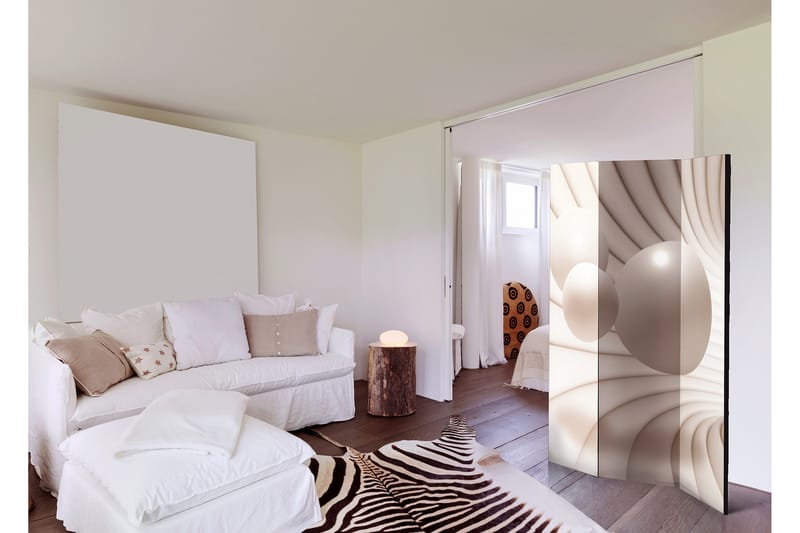 Rumsavdelare Balls In The Tunnel 135x172 - Artgeist sp. z o. o. - Inredning - Rumsavdelare - Vikskärm