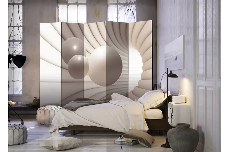 Rumsavdelare Balls In The Tunnel 225x172 - Artgeist sp. z o. o. - Inredning - Rumsavdelare - Vikskärm