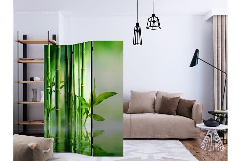 Rumsavdelare - Bamboo Grove 135x172 - Artgeist sp. z o. o. - Inredning - Rumsavdelare - Vikskärm