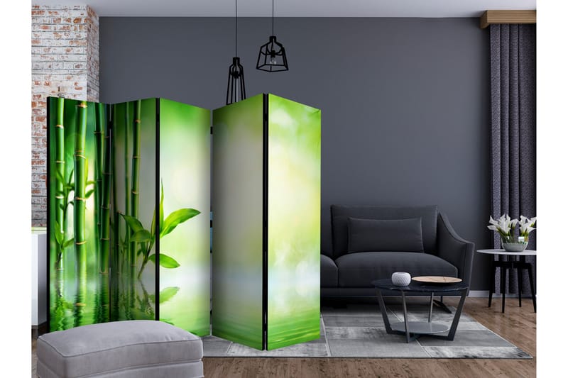 Rumsavdelare - Bamboo Grove II 225x172 - Artgeist sp. z o. o. - Inredning - Rumsavdelare - Vikskärm