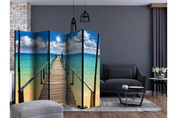 Rumsavdelare - Beach, sun, bridge II 225x172 - Artgeist sp. z o. o. - Inredning - Rumsavdelare - Vikskärm