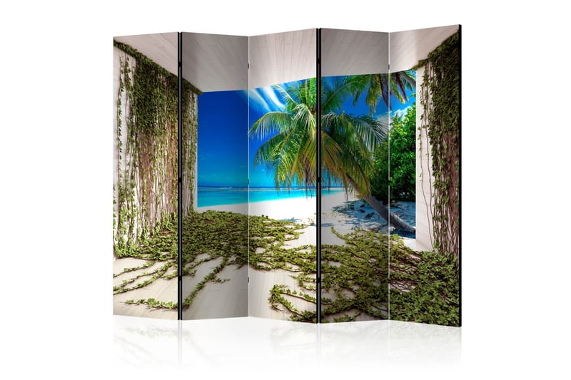Rumsavdelare - Beach and Ivy II 225x172 - Artgeist sp. z o. o. - Inredning - Rumsavdelare - Vikskärm