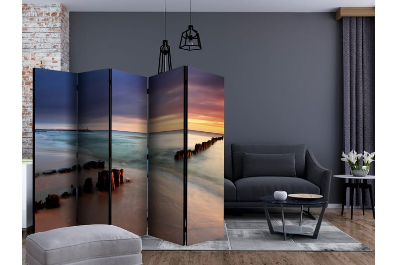 Rumsavdelare - beach - sunrise II 225x172 - Artgeist sp. z o. o. - Inredning - Rumsavdelare - Vikskärm
