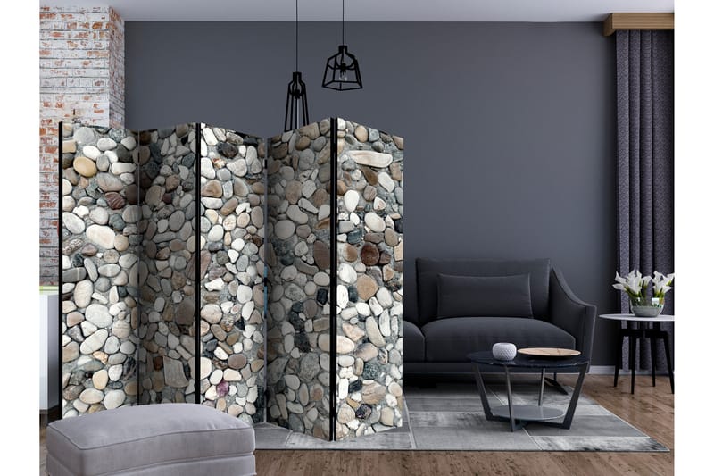 Rumsavdelare - Beach Pebbles II 225x172 - Artgeist sp. z o. o. - Inredning - Rumsavdelare - Vikskärm