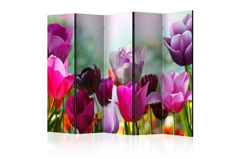 Rumsavdelare Beautiful Tulips II 225x172 cm - Artgeist sp. z o. o. - Inredning - Rumsavdelare - Vikskärm