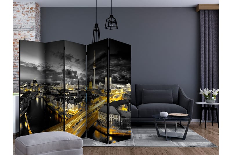 Rumsavdelare - Berlin at night II 225x172 - Artgeist sp. z o. o. - Inredning - Rumsavdelare - Vikskärm