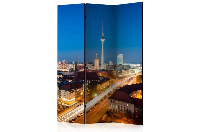 Rumsavdelare - Berlin by night 135x172, Artgeist sp. z o. o.