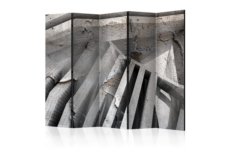 Rumsavdelare - Beton 3D II 225x172 - Artgeist sp. z o. o. - Inredning - Rumsavdelare - Vikskärm