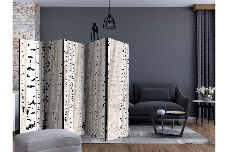Rumsavdelare - Birchen Grove II 225x172 - Artgeist sp. z o. o. - Inredning - Rumsavdelare - Vikskärm