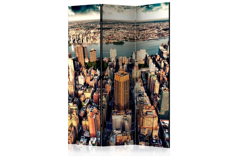 Rumsavdelare - Bird's Eye View of New York 135x172, Artgeist sp. z o. o.