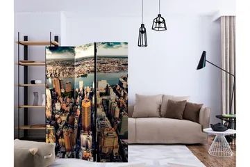 Rumsavdelare - Bird's Eye View of New York 135x172 - Artgeist sp. z o. o. - Inredning - Rumsavdelare - Vikskärm