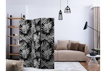 Rumsavdelare Black and White Jungle 135x172 cm - Artgeist sp. z o. o. - Inredning - Rumsavdelare - Vikskärm