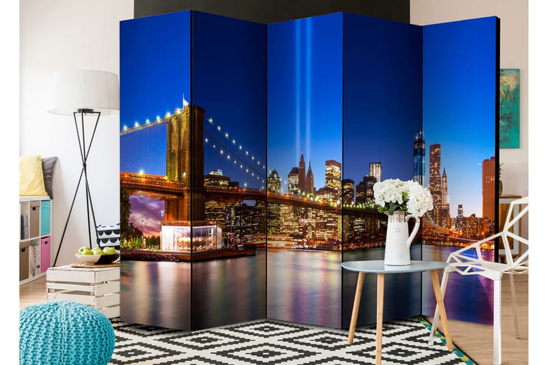 Rumsavdelare Blue New York 225x172 - Artgeist sp. z o. o. - Inredning - Rumsavdelare - Vikskärm