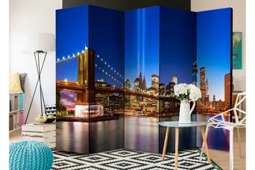 Rumsavdelare Blue New York 225x172 - Artgeist sp. z o. o. - Inredning - Rumsavdelare - Vikskärm