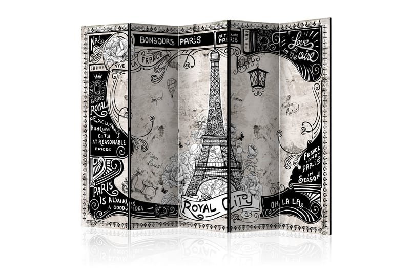 Rumsavdelare - Bonjour Paris II 225x172 - Artgeist sp. z o. o. - Inredning - Rumsavdelare - Vikskärm