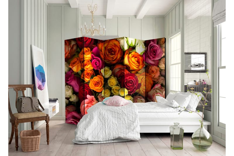 Rumsavdelare Bouquet of Roses II 225x172 cm - Artgeist sp. z o. o. - Inredning - Rumsavdelare - Vikskärm