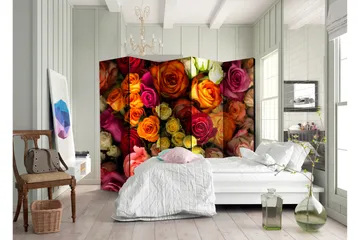 Rumsavdelare Bouquet of Roses II 225x172 cm - Artgeist sp. z o. o. - Inredning - Rumsavdelare - Vikskärm