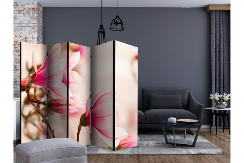 Rumsavdelare - Branch of magnolia tree II 225x172 - Artgeist sp. z o. o. - Inredning - Rumsavdelare - Vikskärm