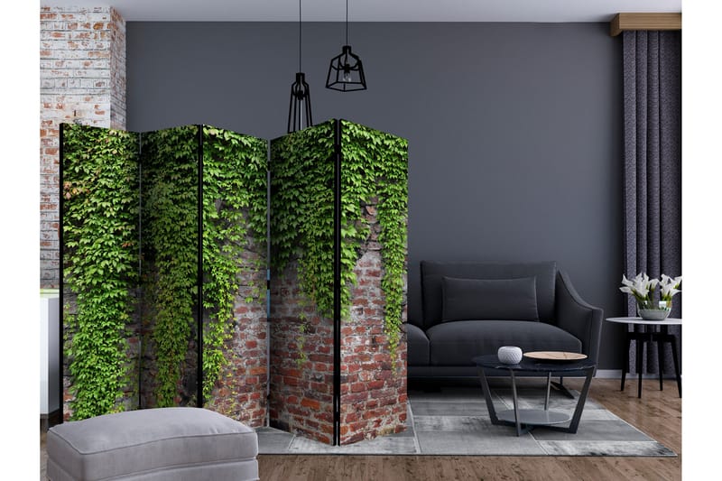 Rumsavdelare - Brick and ivy II 225x172 - Artgeist sp. z o. o. - Inredning - Rumsavdelare - Vikskärm