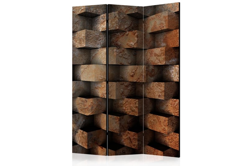 Rumsavdelare - Brick  braid  135x172 - Artgeist sp. z o. o. - Inredning - Rumsavdelare - Vikskärm