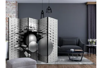 Rumsavdelare - Brick In The Wall II 225x172 - Artgeist sp. z o. o. - Inredning - Rumsavdelare - Vikskärm
