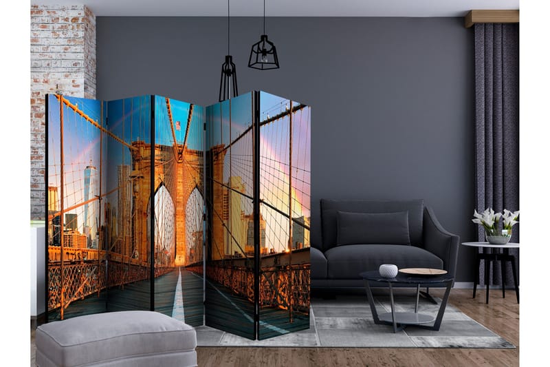 Rumsavdelare - Bridge to Happiness II 225x172 - Artgeist sp. z o. o. - Inredning - Rumsavdelare - Vikskärm