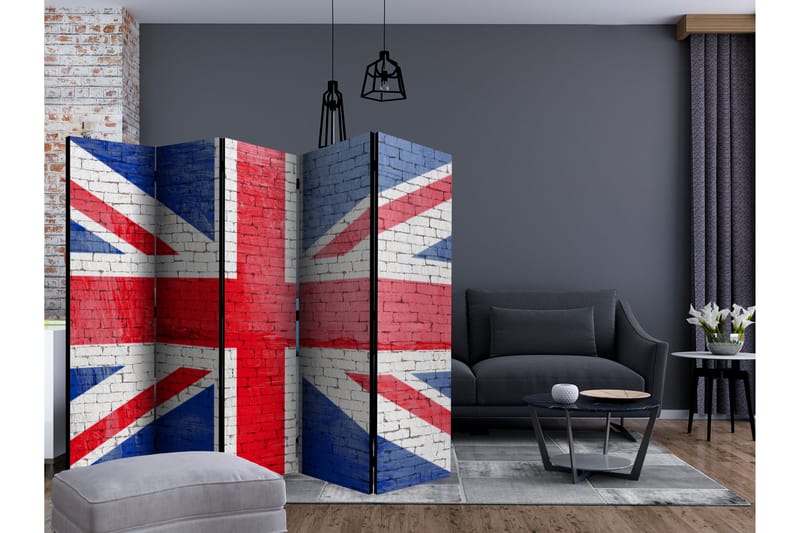 Rumsavdelare - British flag II 225x172 - Artgeist sp. z o. o. - Inredning - Rumsavdelare - Vikskärm