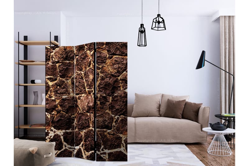 Rumsavdelare - Brown Cave 135x172 - Artgeist sp. z o. o. - Inredning - Rumsavdelare - Vikskärm