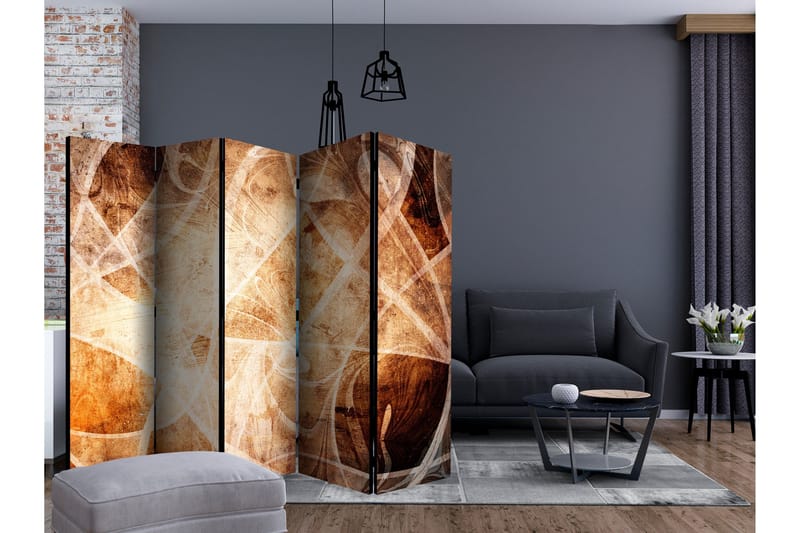 Rumsavdelare Brown Texture II 225x172 cm - Artgeist sp. z o. o. - Inredning - Rumsavdelare - Vikskärm