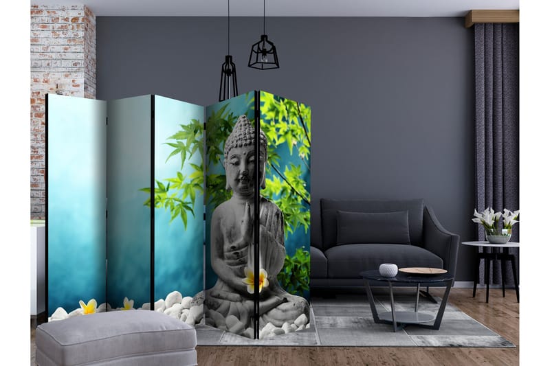 Rumsavdelare - Buddha: Beauty of Meditation II 225x172 - Artgeist sp. z o. o. - Inredning - Rumsavdelare - Vikskärm