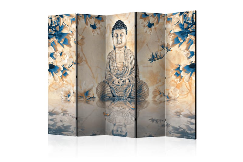 Rumsavdelare Buddha of Prosperity II 225x172 cm - Artgeist sp. z o. o. - Vikskärm - Rumsavdelare