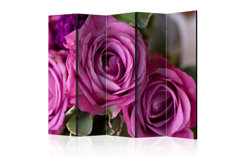 Rumsavdelare - Bunch of lila flowers II 225x172 - Artgeist sp. z o. o. - Inredning - Rumsavdelare - Vikskärm