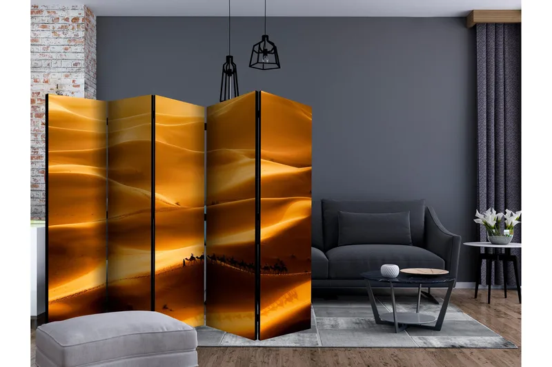 Rumsavdelare Caravan of Camels II 225x172 cm - Artgeist sp. z o. o. - Inredning - Rumsavdelare - Vikskärm